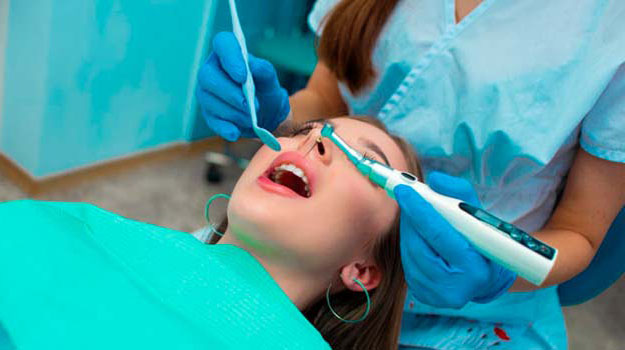 Lady getting dental Treatment